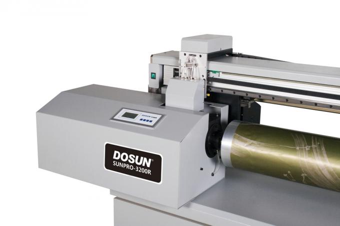UV 빛 회전하는 잉크 제트 직물 조각 기계, 회전하는 인쇄 디지털 장비 4